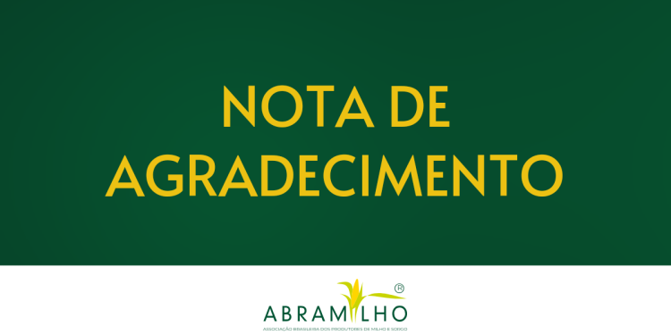 NOTA DE AGRADECIMENTO