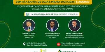 Abramilho e Aprosoja realizam coletiva de imprensa para apresentar projeções da safra 2025/2026